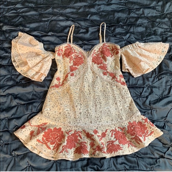 For Love and Lemons FL&L Matador Mini Dress Size L EUC - Picture 4 of 8